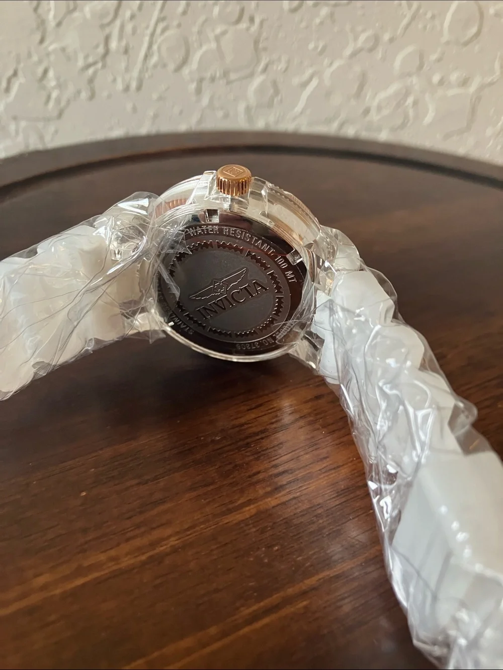 Invicta: Pro Diver Lady Rose Gold (37306) Watch- Silicone Band- new battery